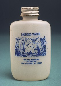 Lourdes water bottle