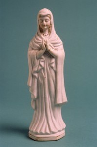 Figural vase of the Blessed Virgin Mary