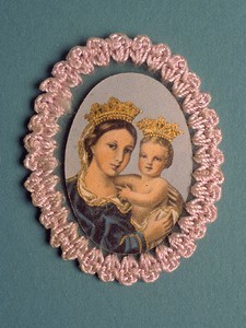 Badge of the Blessed Virgin Mary and the Child Jesus