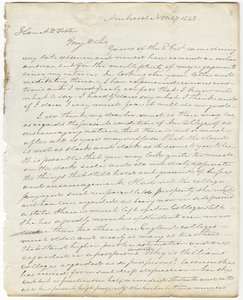 Letter from an unidentified correspondent to Alfred Dwight Foster, 1843 November 27