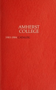 Amherst College Catalog 1983/1984