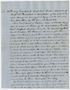 Edward Hitchcock notes on the settlers of the Pocumtuck valley