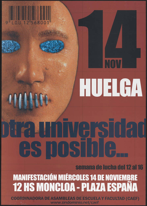 4 Nov huelga : Otra universidad es posible
