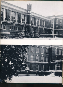 College quad Boston Teachers College 1959