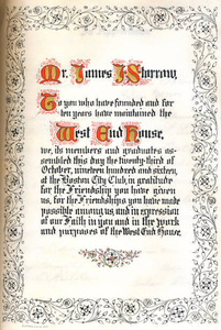 James Storrow testimonial signed by WEH members (1)