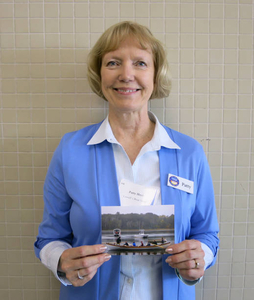 Patty Hoyt at the Amesbury Mass. Memories Road Show