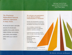 Winchester MultiCultural Network brochure