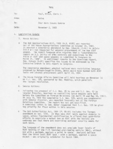 Memo to Paul, Mitch, Chris C. from Aviva re: Star Wars Issues Update