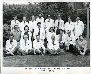 Boston City Hospital Medical Staff 1974-1975