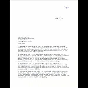 Letter to John A. Sharratt from Israel Feliciano.