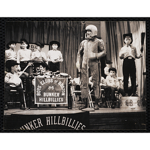 The Bunker Hillbillies share the stage with Bunker Hillbillies share the stage with "Major Mudd," played by Edward T. McDonnell, the host of the "Major Mudd" show