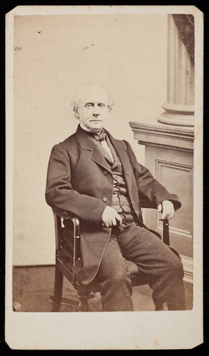 Studio portrait of Charles Francis Adams, Sr., Boston, Mass., undated
