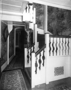 Interior view of Pickering House, corridor, Salem, Mass., undated