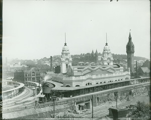 Exterior view of the new Union Station, Worcester, Mass., June 6, 1911