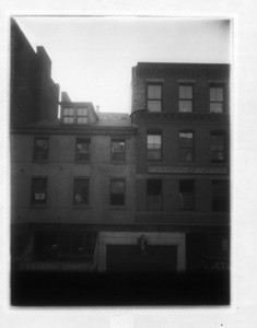 Buildings above Lagrange St. entrance to Washington Street tunnel, Boston, Mass., ca. 1908