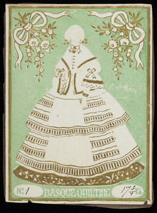 Label for Basque Quilting, fabric, location unknown, undated