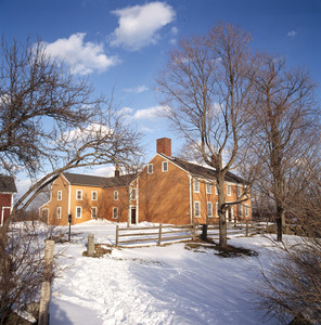 Exterior in snow, Cogswell's Grant, Essex, Mass.