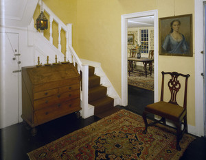 Entry staircase, Sayward-Wheeler House, York Harbor, Maine