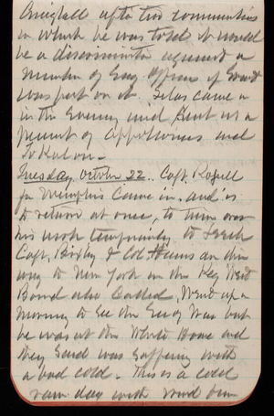 Thomas Lincoln Casey Notebook, September 1889-November 1889, 56, Craighill after two communities