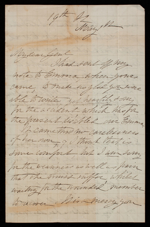 Alice Babcock to Thomas Lincoln Casey, May 1, 1891