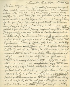 Letter from Benjamin Smith Lyman to Wynne