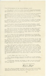 Letter from Charles L. Whipple to Newspaper Guild of Boston