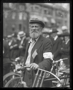 Official at the Boston American Bicycle race