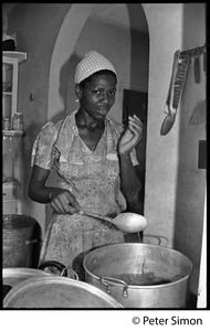 Woman cooking in the kitchen
