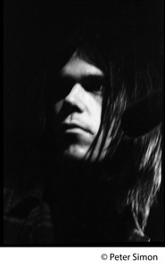 Neil Young: close-up portrait