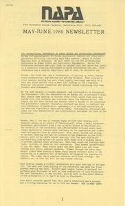 NAPA May-June 1980 newsletter