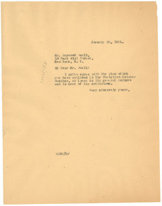 Letter from W. E. B. Du Bois to Foreign Policy Association