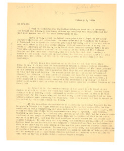 Circular letter from W. E. B. Du Bois to unidentified correspondent