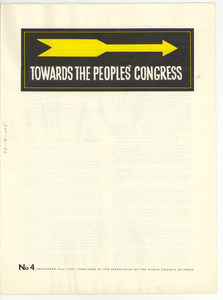 Towards the peoples' congress number 4