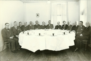Hugh P. Baker with his Cabinet