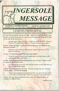 The Ingersoll Message, Vol. 2 No. 9 (November, 1996)