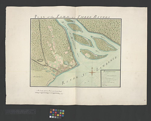 Plan of the town of Three Rivers