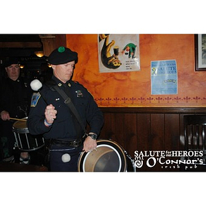 The Boston Police Gaelic Column of Pipe and Drums performing at "Salute For Our Heroes"