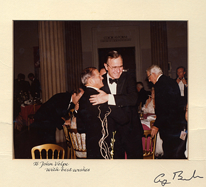 John A. Volpe and George H.W. Bush