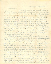 Matilda and Louise Pettee letter