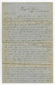 Correspondence to Colonel Francis Henney Smith