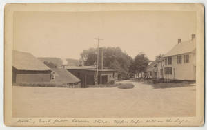 Photograph of the village and the Upper Paper Mill
