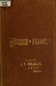 Briggs' patent transferring designs. 1885
