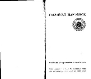 Freshman Student Handbook 1946-47