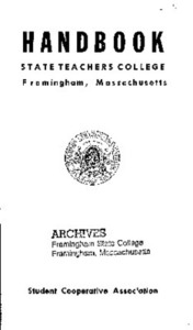 Freshman Student Handbook 1953-54