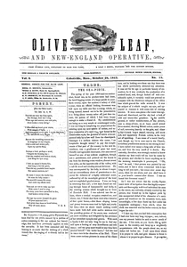 Olive Leaf, October 28, 1843