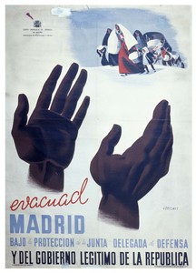 Evacuad Madrid bajo la protección de la Junta Delegada de Defensa y del gobierno legítimo de la República.