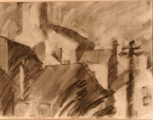 "Untitled (Methodist Church)" Joan Pereira (1933 - )