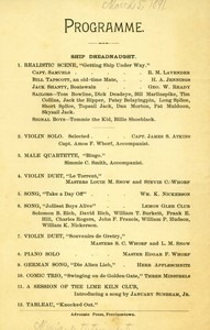 Programme (March 5, 1891)