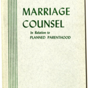 Marriage Counsel in relation to Planned Parenthood