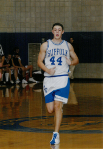 Suffolk University basketball player Dan Florian, 2001